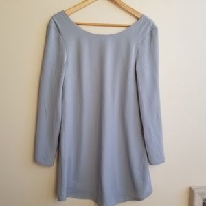 💥DONATING 9/9💥 Lulu's Open Back Light Gray Dress